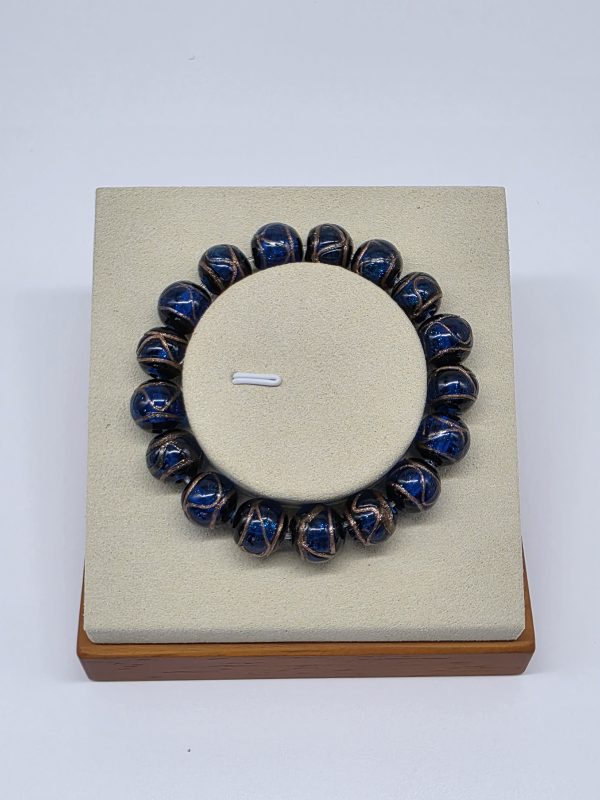 Deep Blue Gilded Bracelet