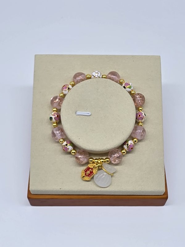 Peach Glow Fortune Bracelet
